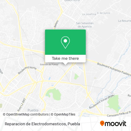 Reparacion de Electrodomesticos map