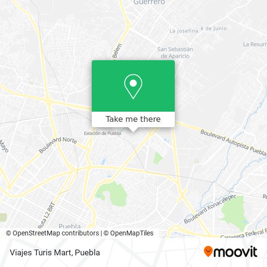 Viajes Turis Mart map