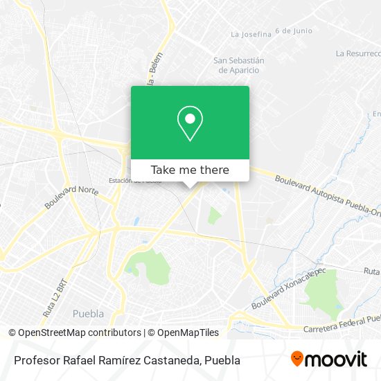 Mapa de Profesor Rafael Ramírez Castaneda