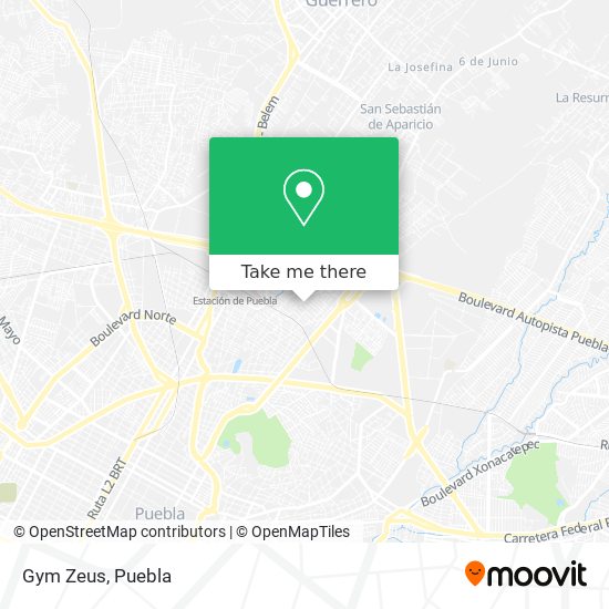 Gym Zeus map