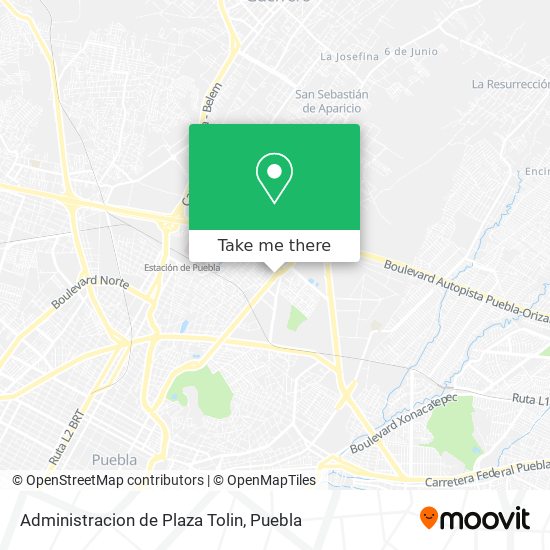 Mapa de Administracion de Plaza Tolin