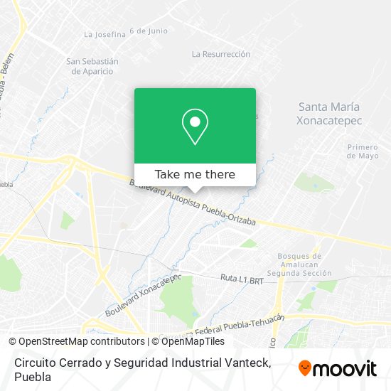 Circuito Cerrado y Seguridad Industrial Vanteck map