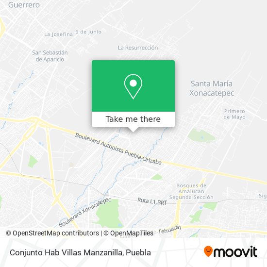 Conjunto Hab Villas Manzanilla map