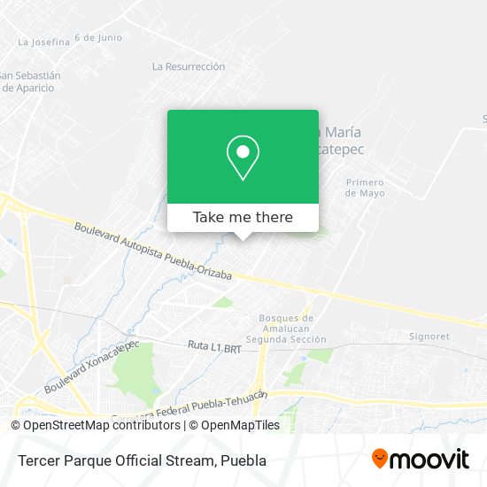 Tercer Parque Official Stream map