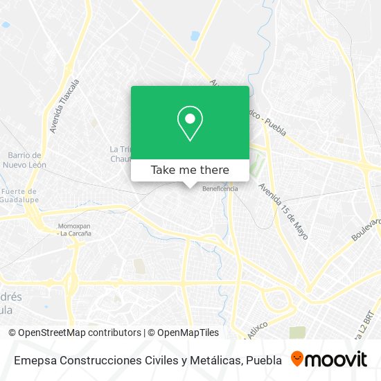 Emepsa Construcciones Civiles y Metálicas map