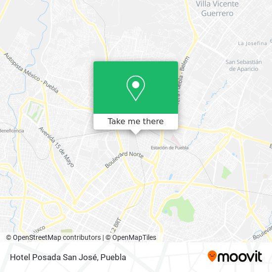 Hotel Posada San José map