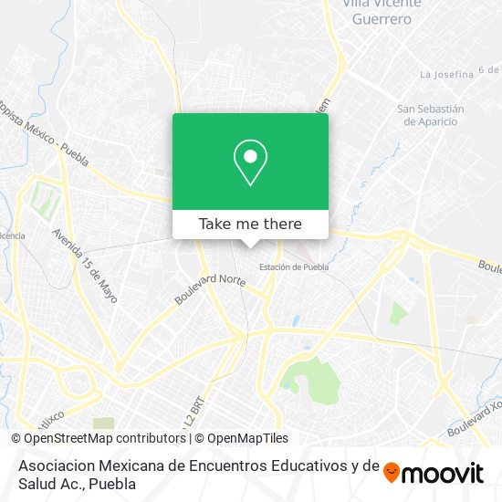 Asociacion Mexicana de Encuentros Educativos y de Salud Ac. map