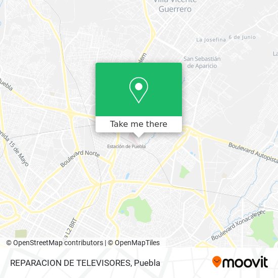REPARACION DE TELEVISORES map