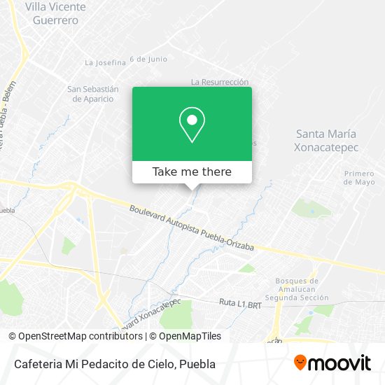 Cafeteria Mi Pedacito de Cielo map