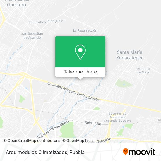 Arquimodulos Climatizados map