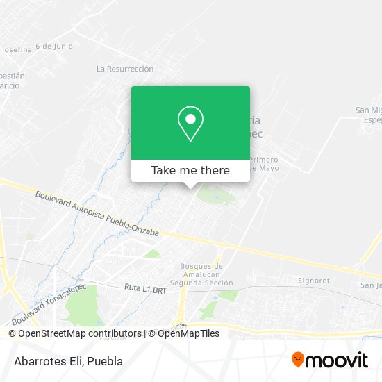 Abarrotes Eli map