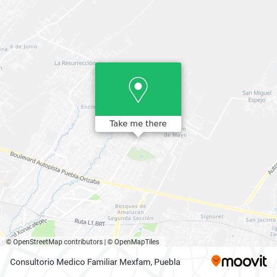 Consultorio Medico Familiar Mexfam map
