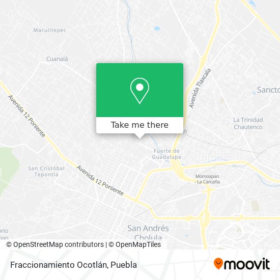 Fraccionamiento Ocotlán map