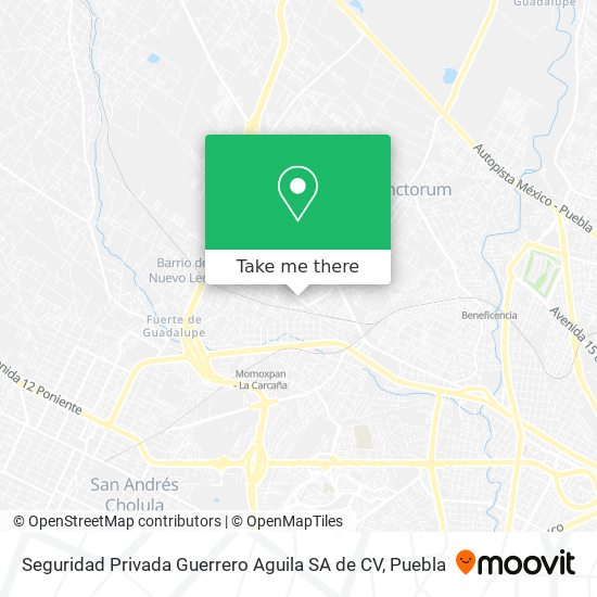Seguridad Privada Guerrero Aguila SA de CV map