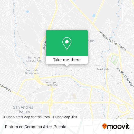 Pintura en Cerámica Arter map