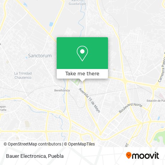 Mapa de Bauer Electronica