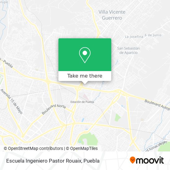 Mapa de Escuela Ingeniero Pastor Rouaix