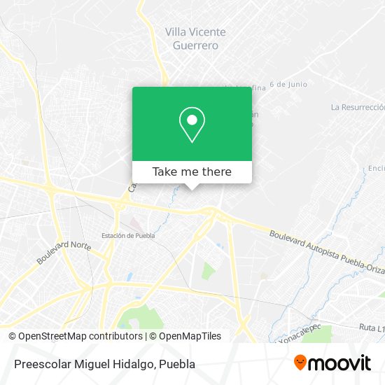 Preescolar Miguel Hidalgo map