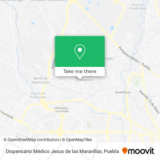 Dispensario Médico Jesus de las Maravillas map