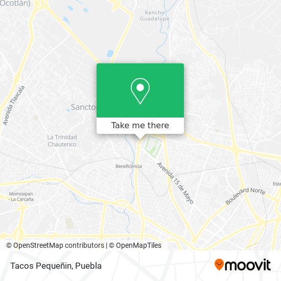 Tacos Pequeñin map