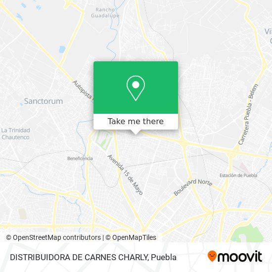 DISTRIBUIDORA DE CARNES CHARLY map