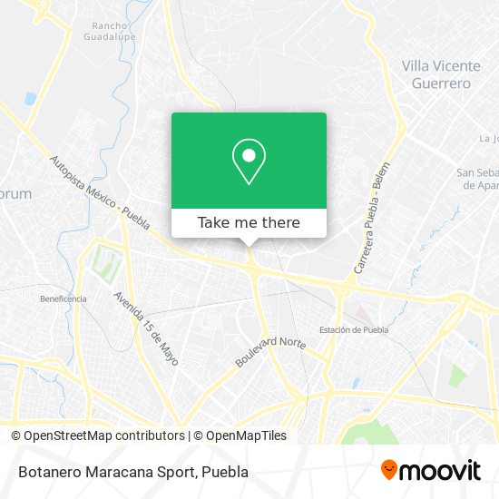 Botanero Maracana Sport map