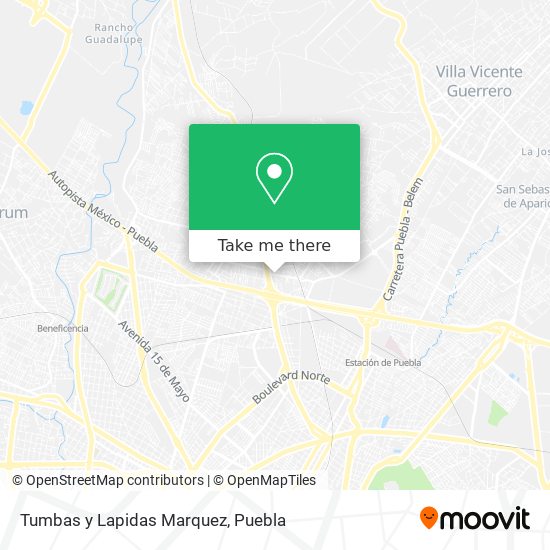Tumbas y Lapidas Marquez map