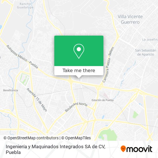 Mapa de Ingeniería y Maquinados Integrados SA de CV