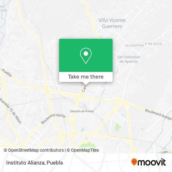 Mapa de Instituto Alianza