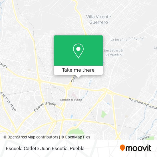 Escuela Cadete Juan Escutia map