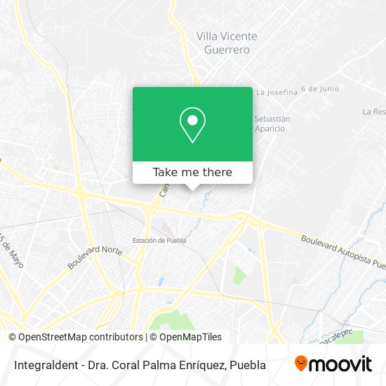 Integraldent - Dra. Coral Palma Enríquez map