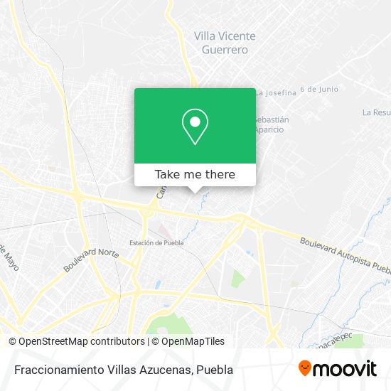 Mapa de Fraccionamiento Villas Azucenas