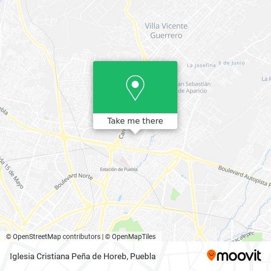 Mapa de Iglesia Cristiana Peña de Horeb