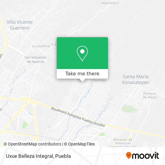 Mapa de Uxue Belleza Integral