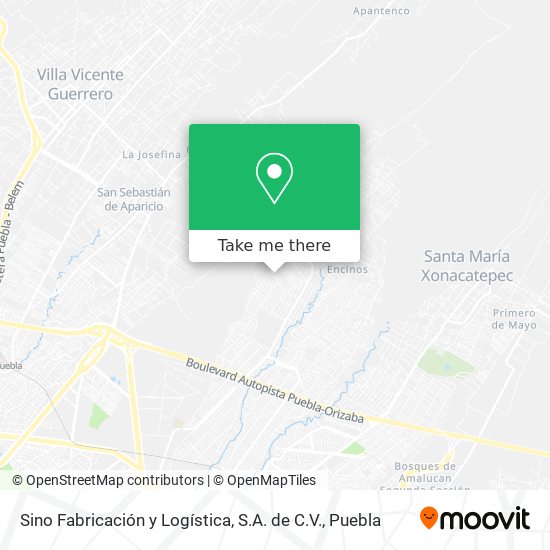 Sino Fabricación y Logística, S.A. de C.V. map