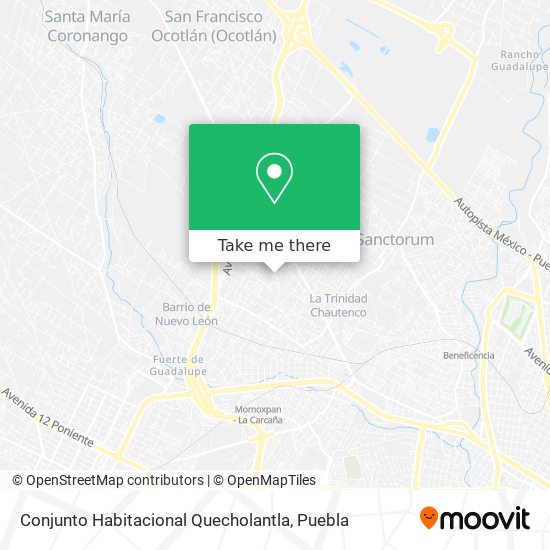Mapa de Conjunto Habitacional Quecholantla