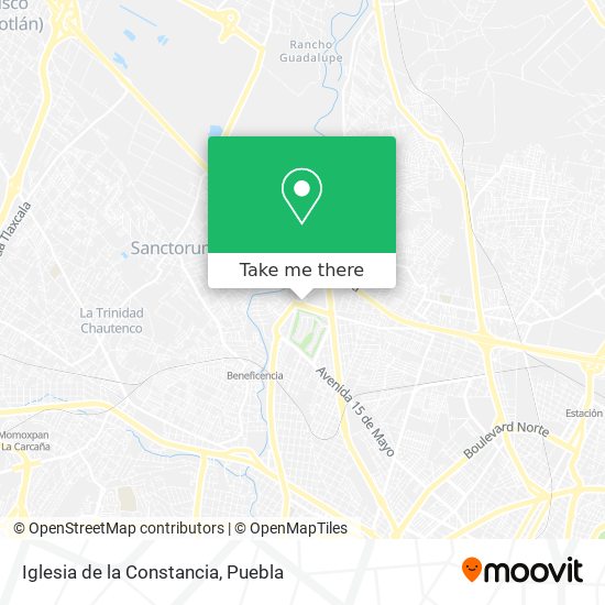 Mapa de Iglesia de la Constancia