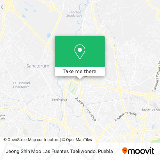 Mapa de Jeong Shin Moo Las Fuentes Taekwondo