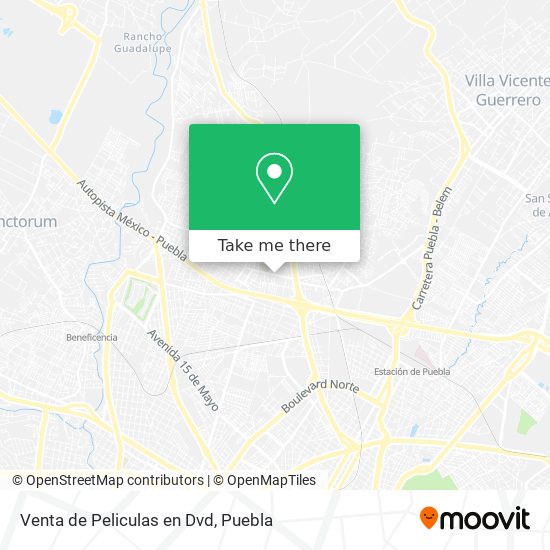 Venta de Peliculas en Dvd map