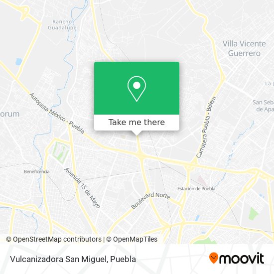 Mapa de Vulcanizadora San Miguel