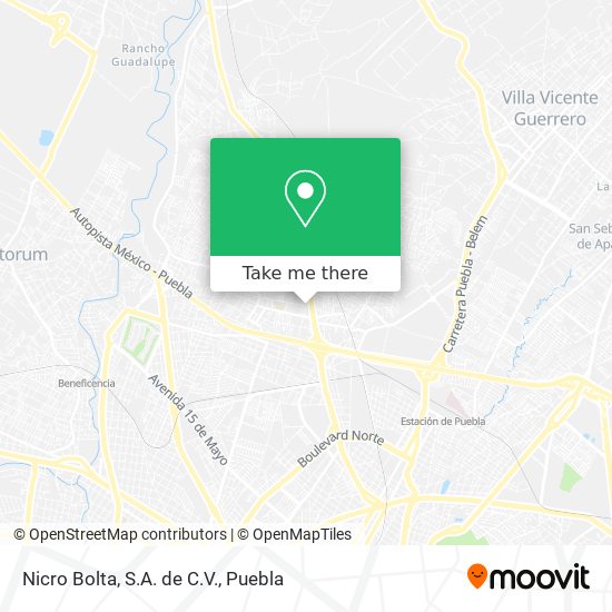 Mapa de Nicro Bolta, S.A. de C.V.