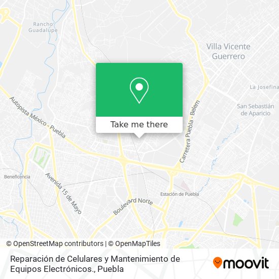 Reparación de Celulares y Mantenimiento de Equipos Electrónicos. map