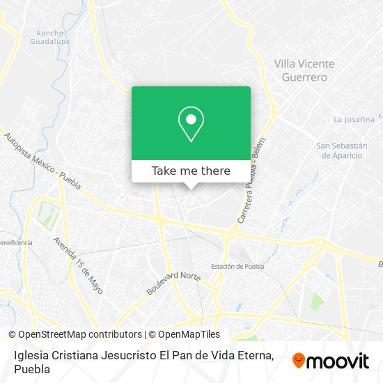 Iglesia Cristiana Jesucristo El Pan de Vida Eterna map