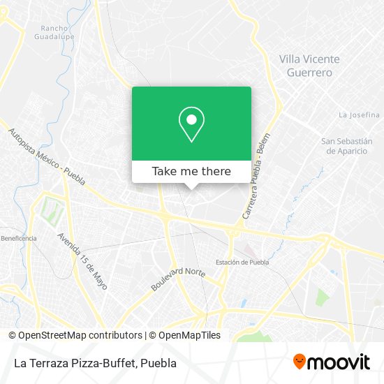 La Terraza Pizza-Buffet map