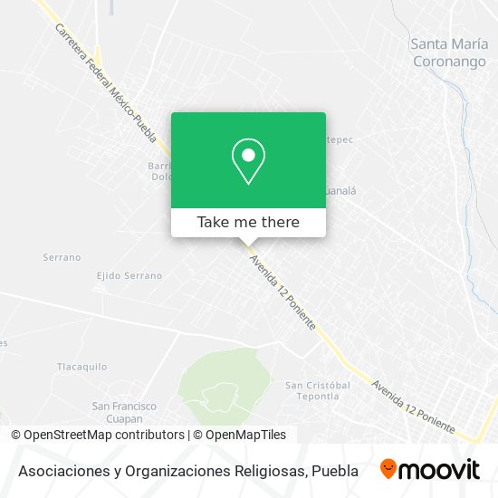 Mapa de Asociaciones y Organizaciones Religiosas