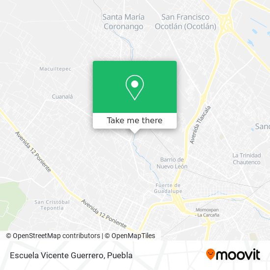 Escuela Vicente Guerrero map