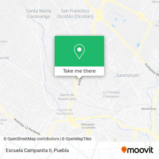Mapa de Escuela Campanita II