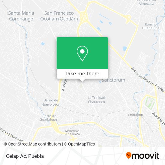 Celap Ac map