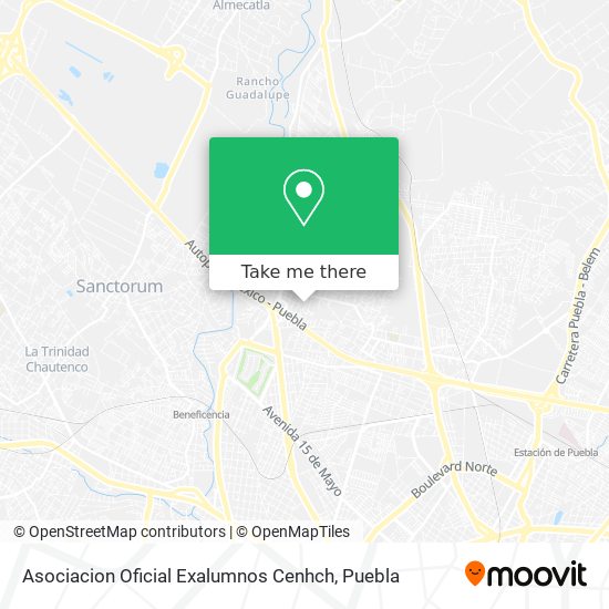 Asociacion Oficial Exalumnos Cenhch map