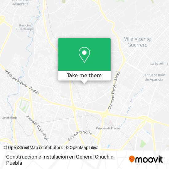 Construccion e Instalacion en General Chuchin map